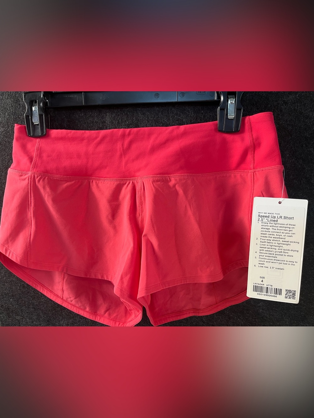 NWT lululemon athletica Women's Speed Up LR Lined Shorts 2.5”